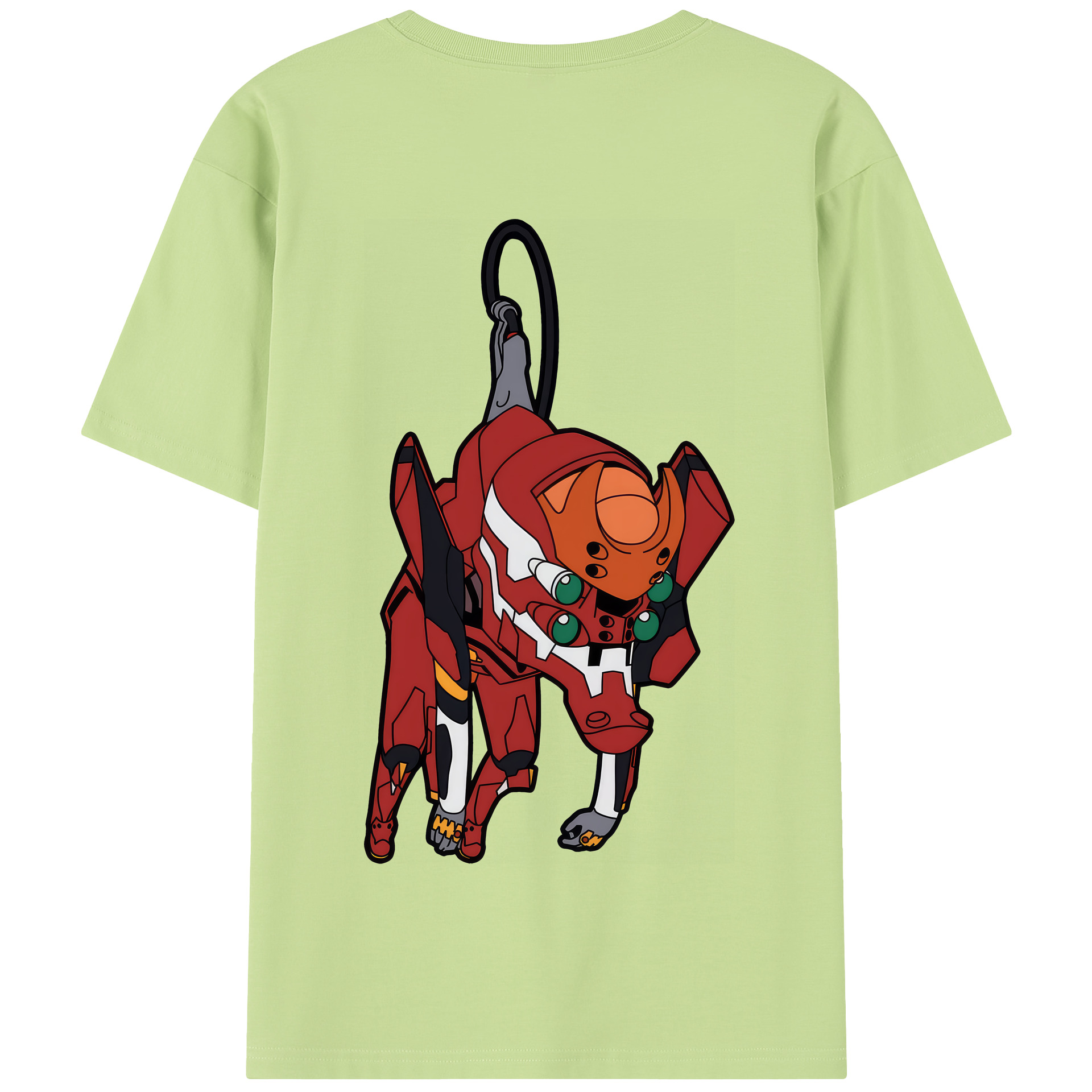 （画像用） EVA 新世紀エヴァンゲリオン 綿100％半袖Tシャツ（背面プリント）